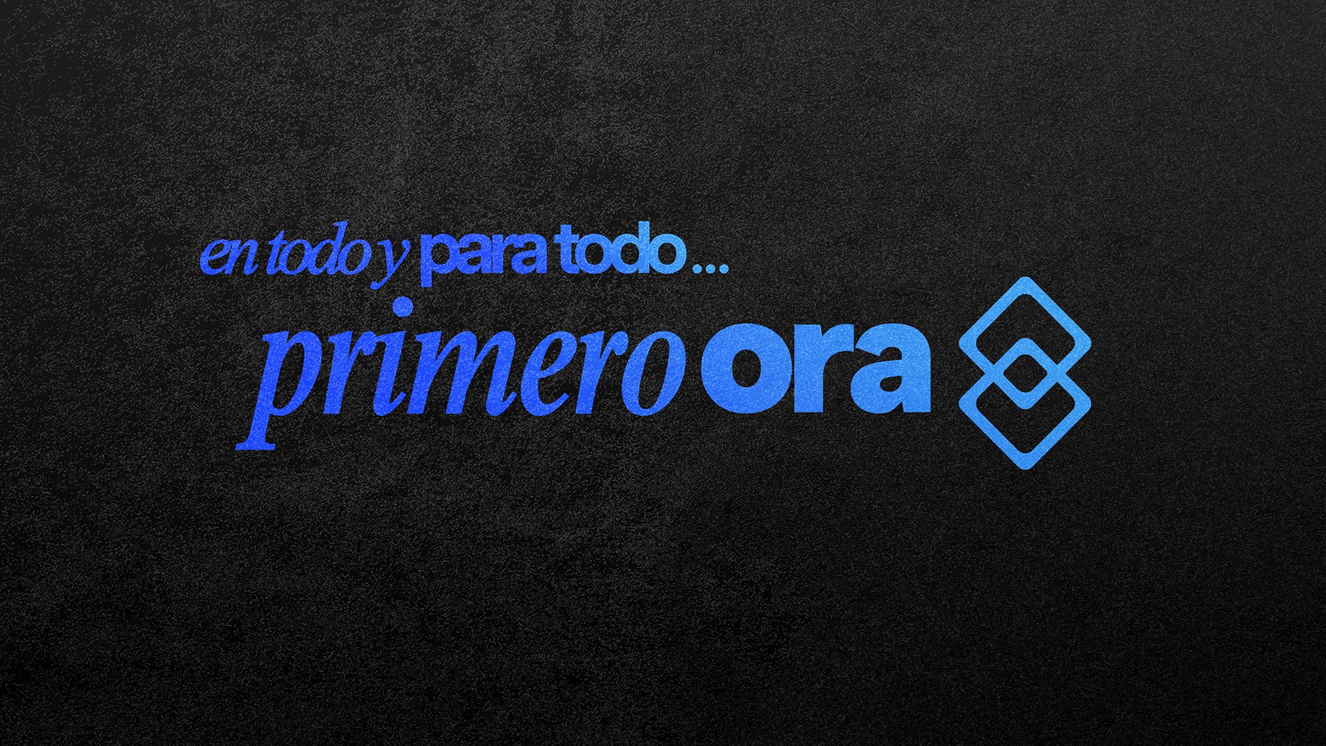 Zona Rio series: En Todo y Para todo... Primero Ora